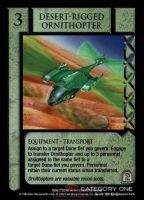 Desert-Rigged Ornithopter